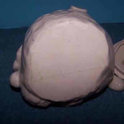 LOT 153 WONDERFUL VINTAGE MCM SANTA COOKIE/CANDY JAR & AUNT CHICK COOKIE CUTTERS