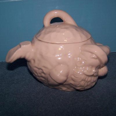 LOT 153 WONDERFUL VINTAGE MCM SANTA COOKIE/CANDY JAR & AUNT CHICK COOKIE CUTTERS