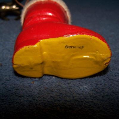 LOT 155 SPECIAL VINTAGE CHRISTMAS CANDY CONTAINER/TRINKET BOX/FIGURES+