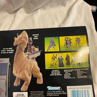 SEALED STAR WARS RONTO AND JAWA FIGURES WITH BLASTER PISTOL