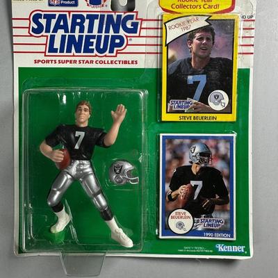 Kenner Starting Lineup Vintage Sealed Sports Collectible Figure Includes Rookie Year Card
