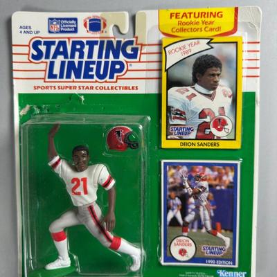 Kenner Starting Lineup Vintage Sealed Sports Collectible Figure Includes Rookie Year Card