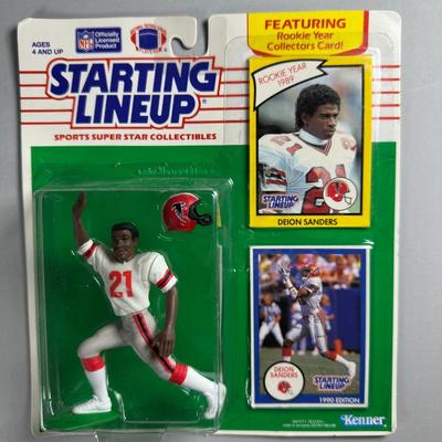 Kenner Starting Lineup Vintage Sealed Sports Collectible Figure Includes Rookie Year Card