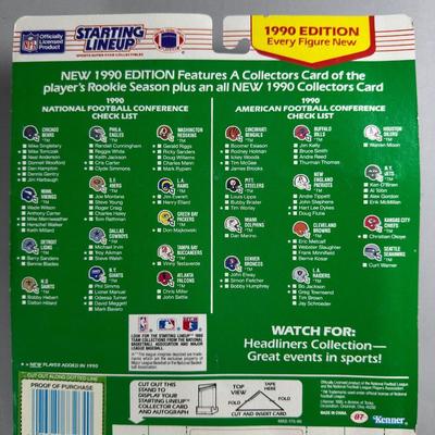 Kenner Starting Lineup Vintage Sealed Sports Collectible Figure Includes Rookie Year Card