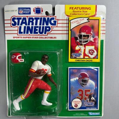 Kenner Starting Lineup Vintage Sealed Sports Collectible Figure Includes Rookie Year Card