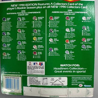 Kenner Starting Lineup Vintage Sealed Sports Collectible Figure Includes Rookie Year Card