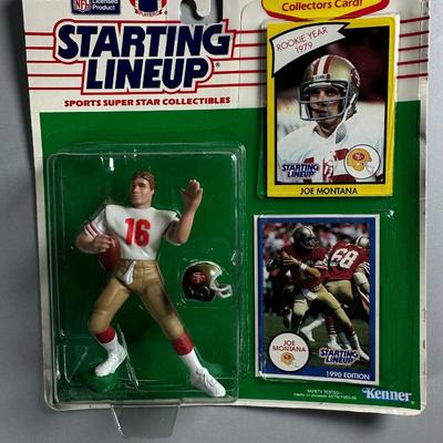 Kenner Starting Lineup Vintage Sealed Sports Collectible Figure Includes Rookie Year Card