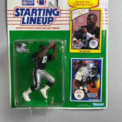 Kenner Starting Lineup Vintage Sealed Sports Collectible Figure Includes Rookie Year Card