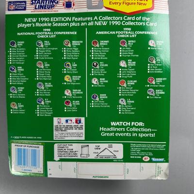 Kenner Starting Lineup Vintage Sealed Sports Collectible Figure Includes Rookie Year Card