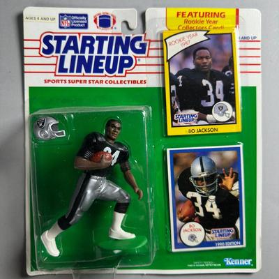 Kenner Starting Lineup Vintage Sealed Sports Collectible Figure Includes Rookie Year Card