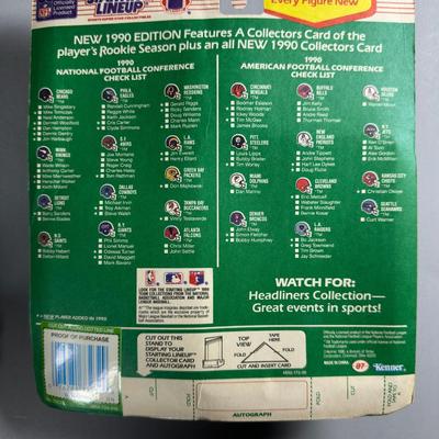 Kenner Starting Lineup Vintage Sealed Sports Collectible Figure Includes Rookie Year Card