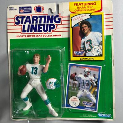 Kenner Starting Lineup Vintage Sealed Sports Collectible Figure Includes Rookie Year Card