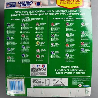 Kenner Starting Lineup Vintage Sealed Sports Collectible Figure Includes Rookie Year Card