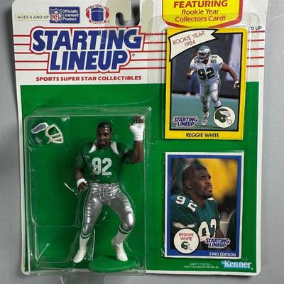 Kenner Starting Lineup Vintage Sealed Sports Collectible Figure Includes Rookie Year Card