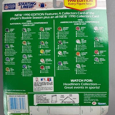 Kenner Starting Lineup Vintage Sealed Sports Collectible Figure Includes Rookie Year Card