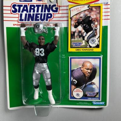 Kenner Starting Lineup Vintage Sealed Sports Collectible Figure Includes Rookie Year Card