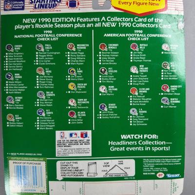 Kenner Starting Lineup Vintage Sealed Sports Collectible Figure Includes Rookie Year Card