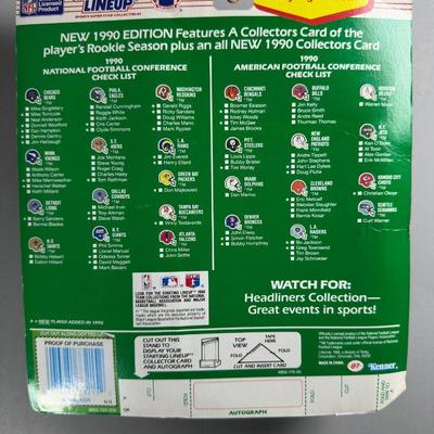 Kenner Starting Lineup Vintage Sealed Sports Collectible Figure Includes Rookie Year Card