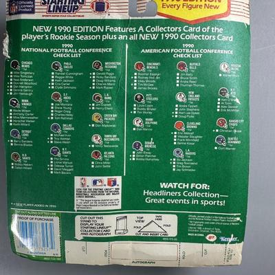 Kenner Starting Lineup Vintage Sealed Sports Collectible Figure Includes Rookie Year Card