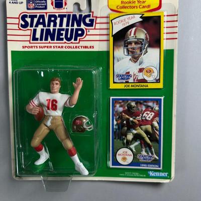 Kenner Starting Lineup Vintage Sealed Sports Collectible Figure Includes Rookie Year Card