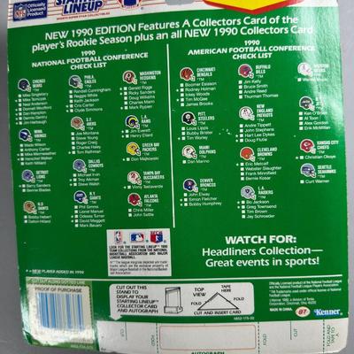 Kenner Starting Lineup Vintage Sealed Sports Collectible Figure Includes Rookie Year Card