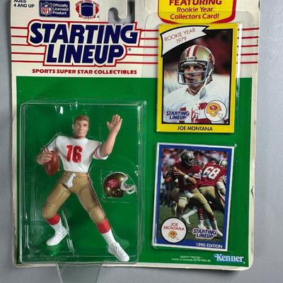 Kenner Starting Lineup Vintage Sealed Sports Collectible Figure Includes Rookie Year Card