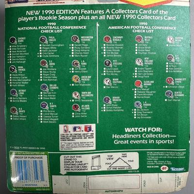 Kenner Starting Lineup Vintage Sealed Sports Collectible Figure Includes Rookie Year Card