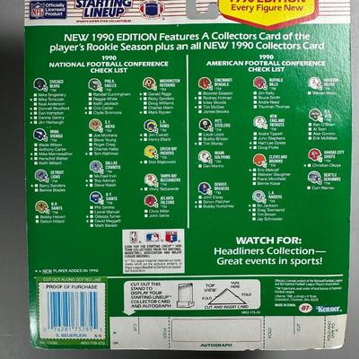 Kenner Starting Lineup Vintage Sealed Sports Collectible Figure Includes Rookie Year Card