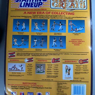 Vintage Kenner Starting Lineup Baseball Greats Sealed Collectible Figures