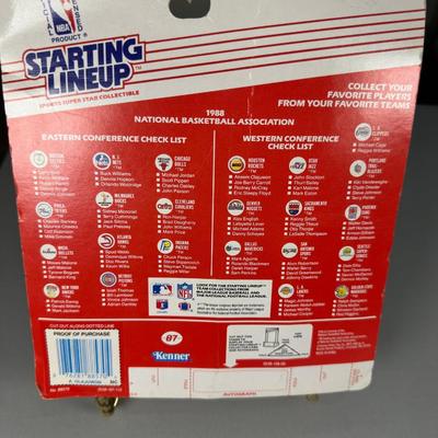 1988 AKEEM OLAJUWON HOUSTON ROCKETS STARTING LINEUP NEW IN BOX FIGURE NBA