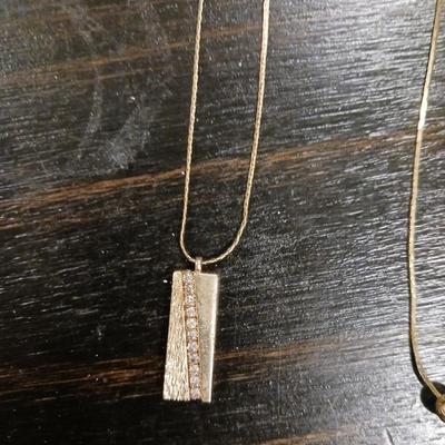 GOLD TONE NECKLACES AND BRACELET