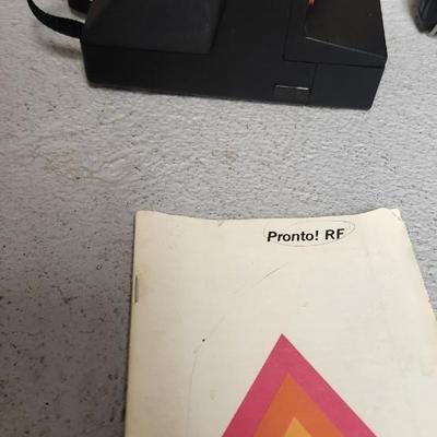 Sale Photo Thumbnail #709: Pair of Polaroids - Pronto RF and Square Shooter 2 with bag.  Few flash squares as well. Fits larger flat rate box