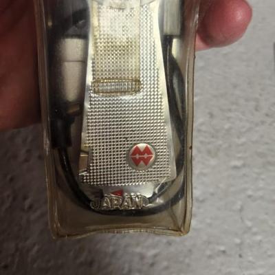 Sale Photo Thumbnail #749: Pair of sun guns, tripod (heavy) battery pack and exposure meter. Fits large flat rate box