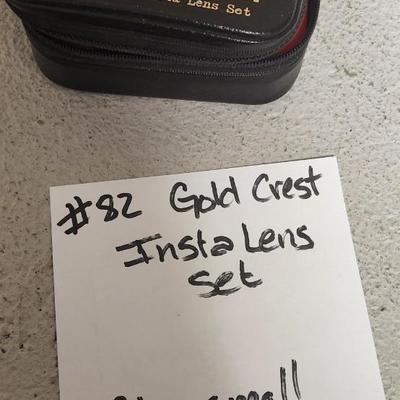 Sale Photo Thumbnail #776: Gold Crest Insta Lens Set. Fits small flat rate box