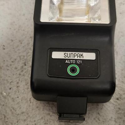 Sale Photo Thumbnail #793: 4 misc flash attachments. Fits medium flat rate box