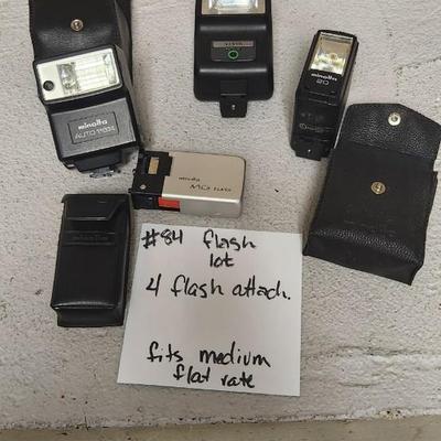 Sale Photo Thumbnail #791: 4 misc flash attachments. Fits medium flat rate box