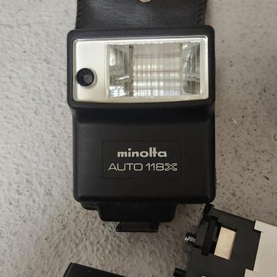 Sale Photo Thumbnail #792: 4 misc flash attachments. Fits medium flat rate box