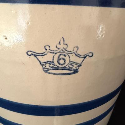 Six Gallon Stoneware Beverage Dispenser Crock (G-MG)