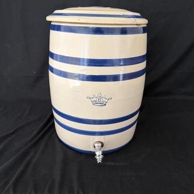 Six Gallon Stoneware Beverage Dispenser Crock (G-MG)