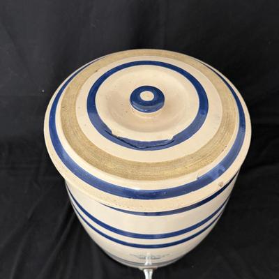 Six Gallon Stoneware Beverage Dispenser Crock (G-MG)