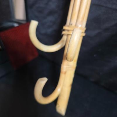 Asian themed Jewelry box - Bamboo hook - Mirror - makeup bags and more