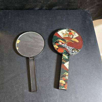 Asian themed Jewelry box - Bamboo hook - Mirror - makeup bags and more