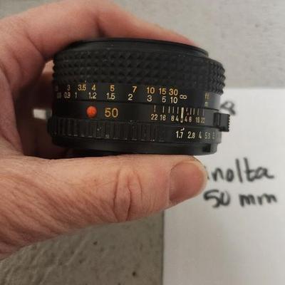 Sale Photo Thumbnail #816: Minolta MD 50 mm f 1.7 lens
