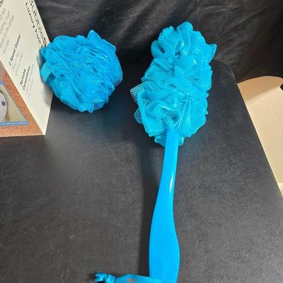 Home spa day!! Homedics Bubble foot spa - Massager tool - Loofa's - New soaps - Neck pillow and more