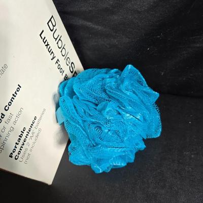 Home spa day!! Homedics Bubble foot spa - Massager tool - Loofa's - New soaps - Neck pillow and more