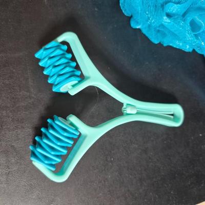 Home spa day!! Homedics Bubble foot spa - Massager tool - Loofa's - New soaps - Neck pillow and more