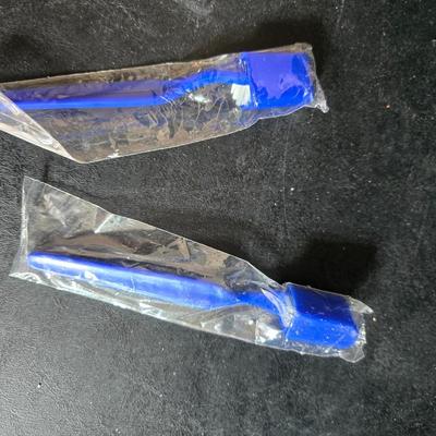 Dress shaped hanging organizer - Mirror - Nail care kit - Mini shaver - small trinket boxes - soap dispenser - and other hygiene makeup...