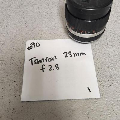 Sale Photo Thumbnail #825: Tameron 28 mm f 2.8 lens with Prinz UV filter