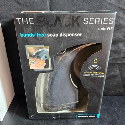 Digital Bath scale - Brand new Hands-free soap dispenser - and a shower rack