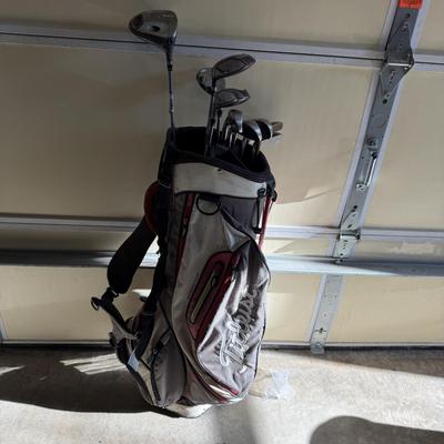 Fujikara & Mamiya Irons & Woods With Golf Bags (G-MG)